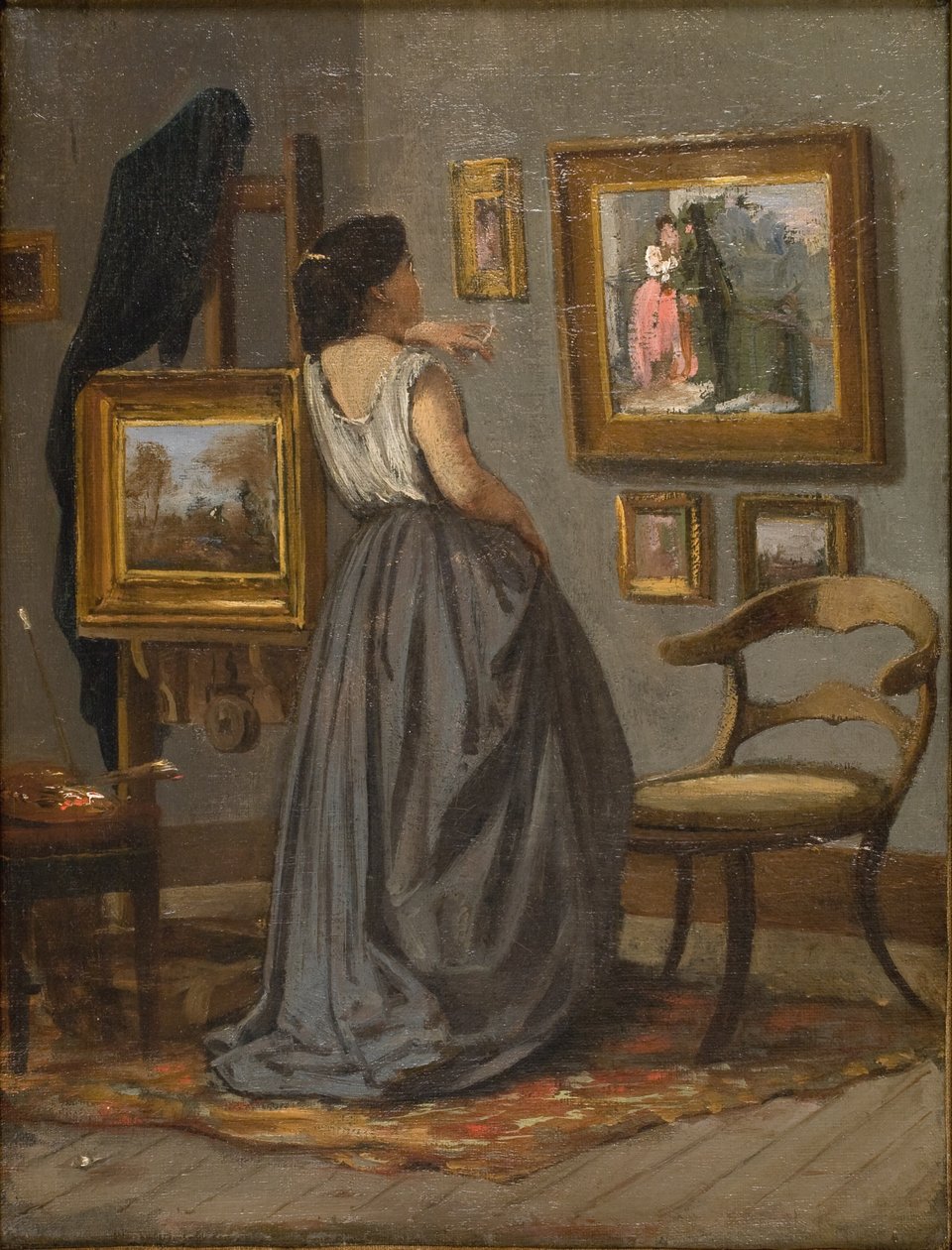 Une dame dans l