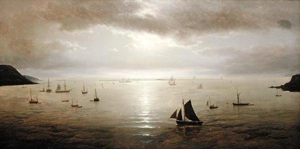 Plymouth Sound au Clair de Lune - David James