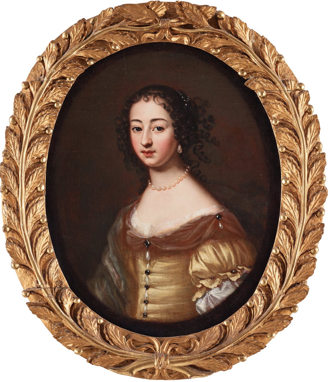 Femme en robe jaune - David Klöcker Ehrenstrahl