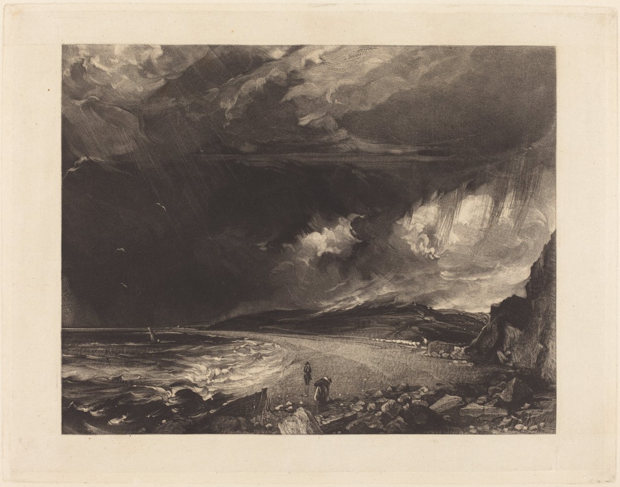 Baie de Weymouth - David Lucas after John Constable