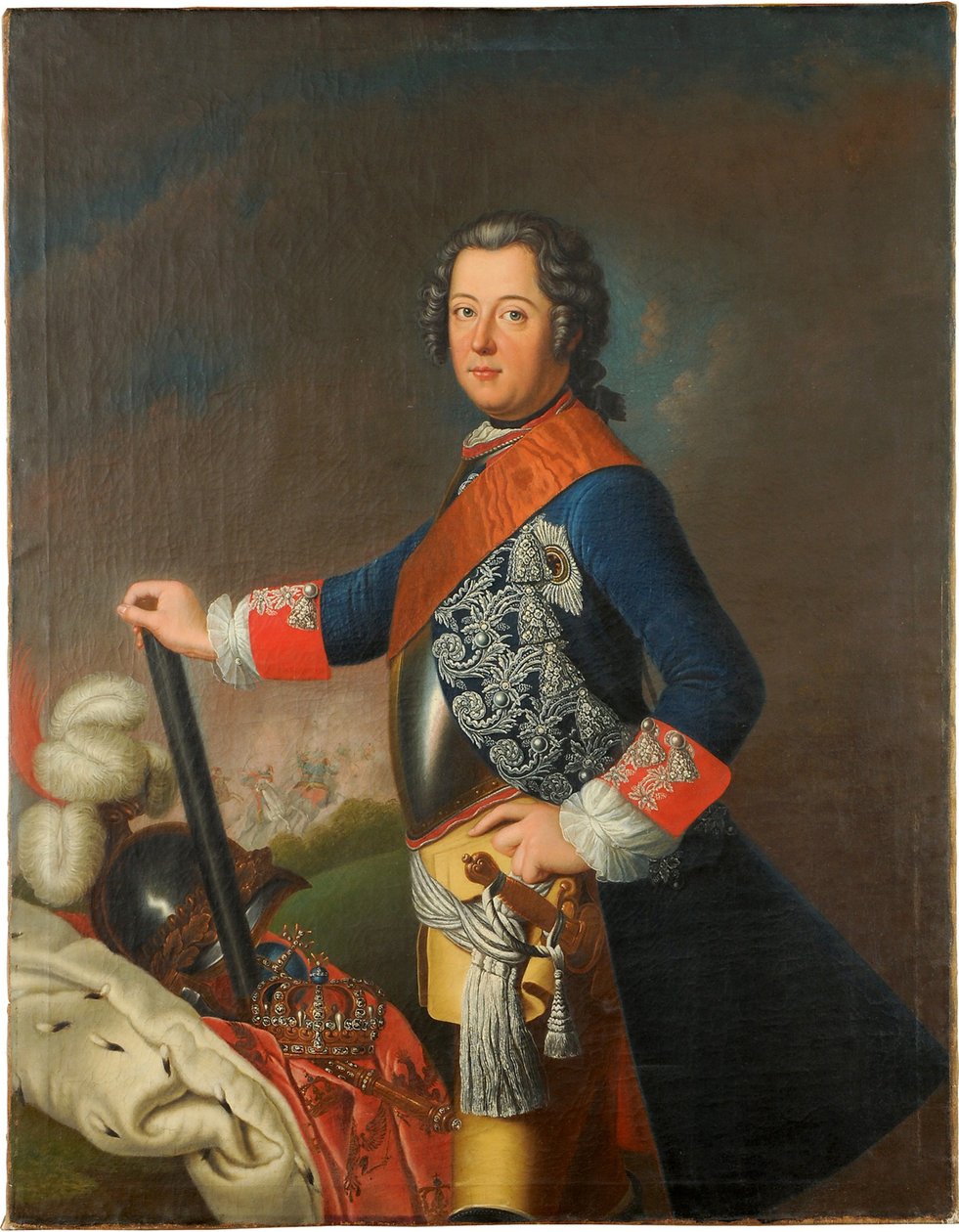 Frédéric II de Prusse, 1743 - David Matthieu