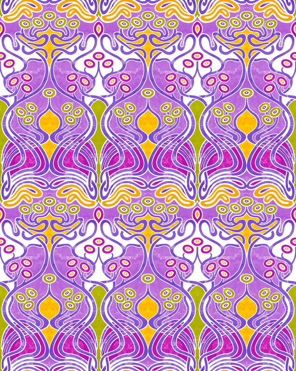 Beauclair Mauve, 2018 (technique mixte numérique) - David Newton