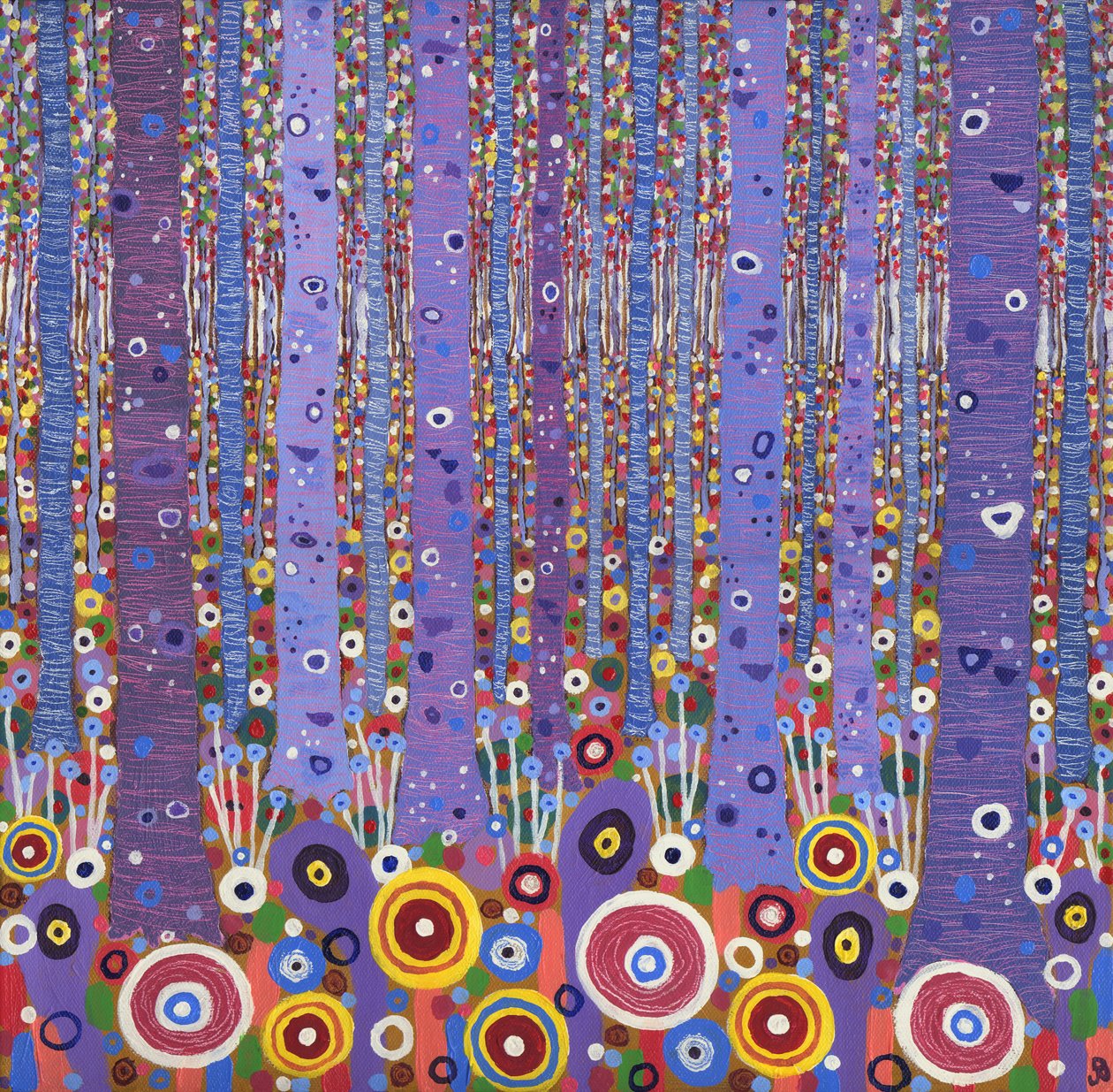 Forêt violette 1, 2012 - David Newton