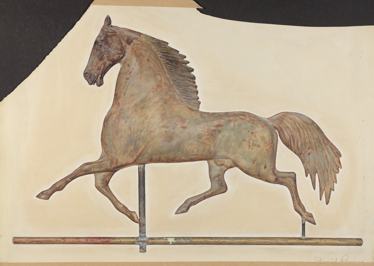 Girouette en forme de cheval - David Ramage