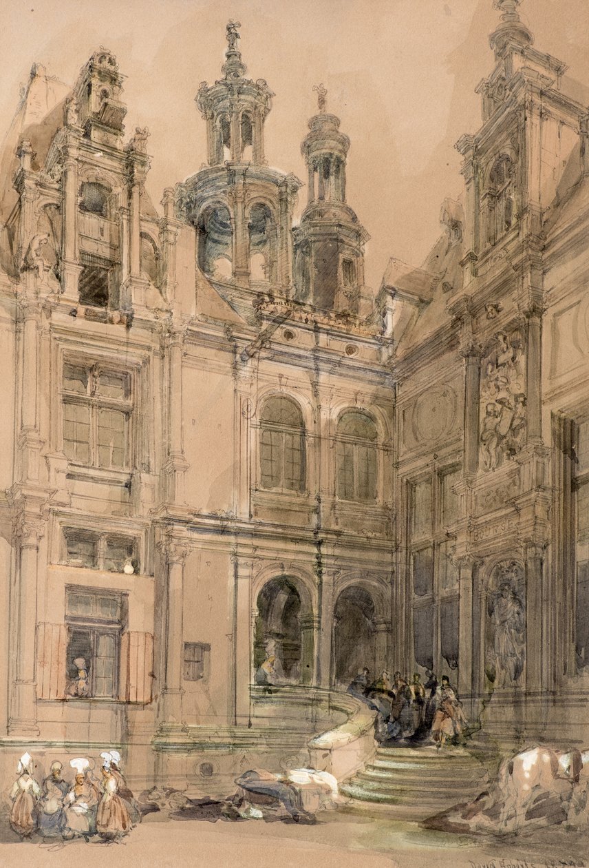 Cour de Bourne - David Roberts