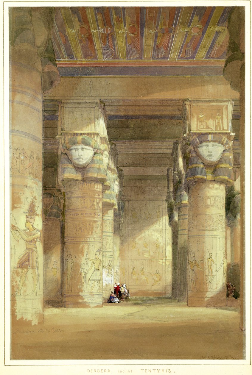 Dendera ancienne Tentyris - David Roberts