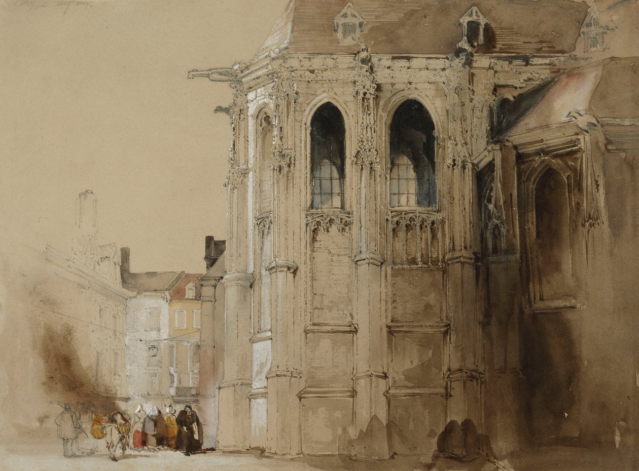 Dieppe, 1828 - David Roberts