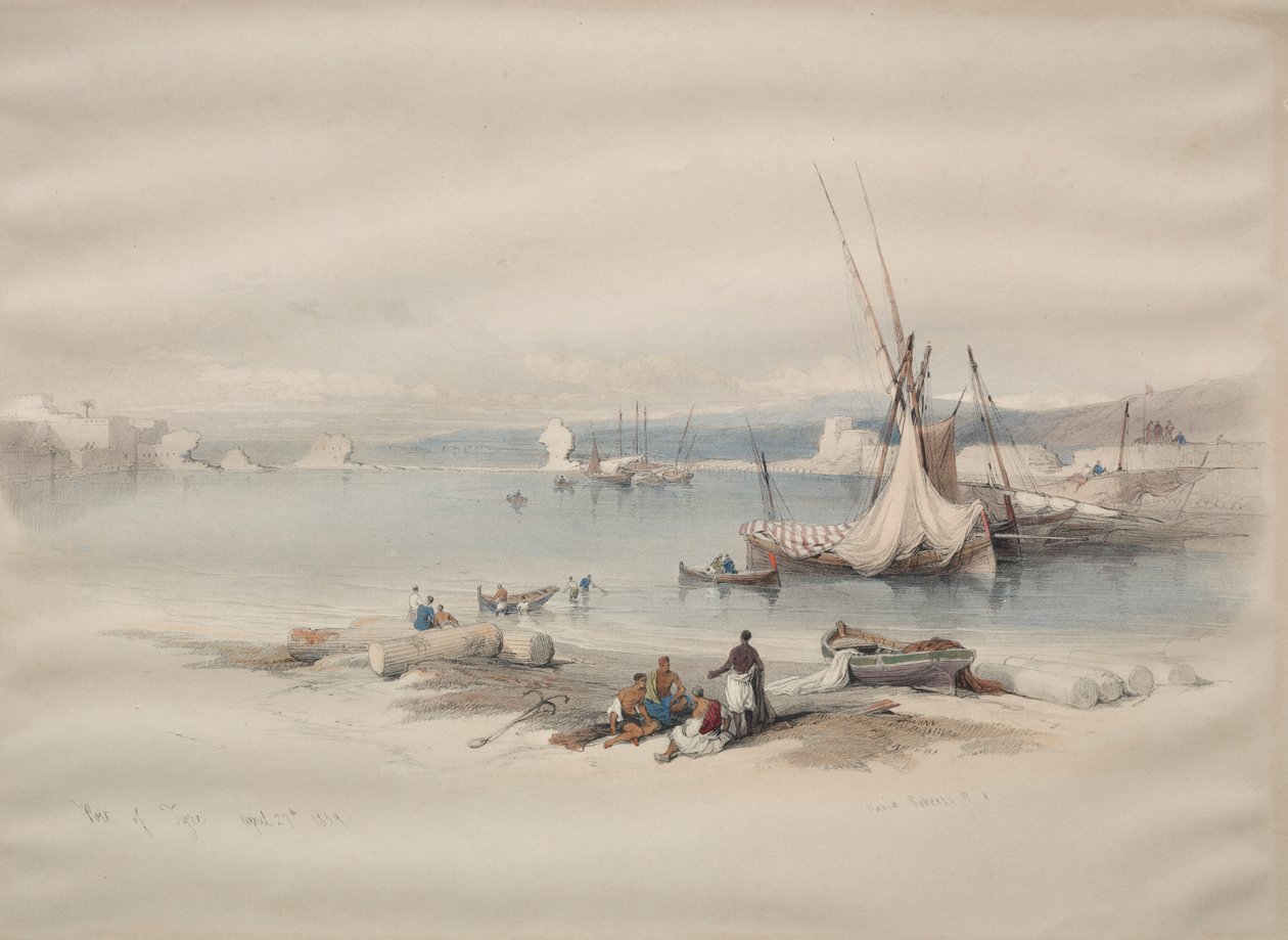 Port de Tyr - David Roberts