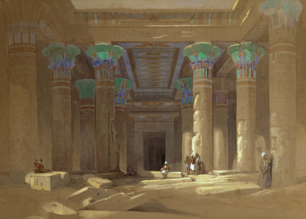Temple de Philae, Égypte - David Roberts