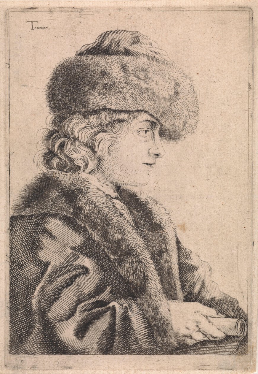 Homme avec bonnet de fourrure - David Teniers (II)