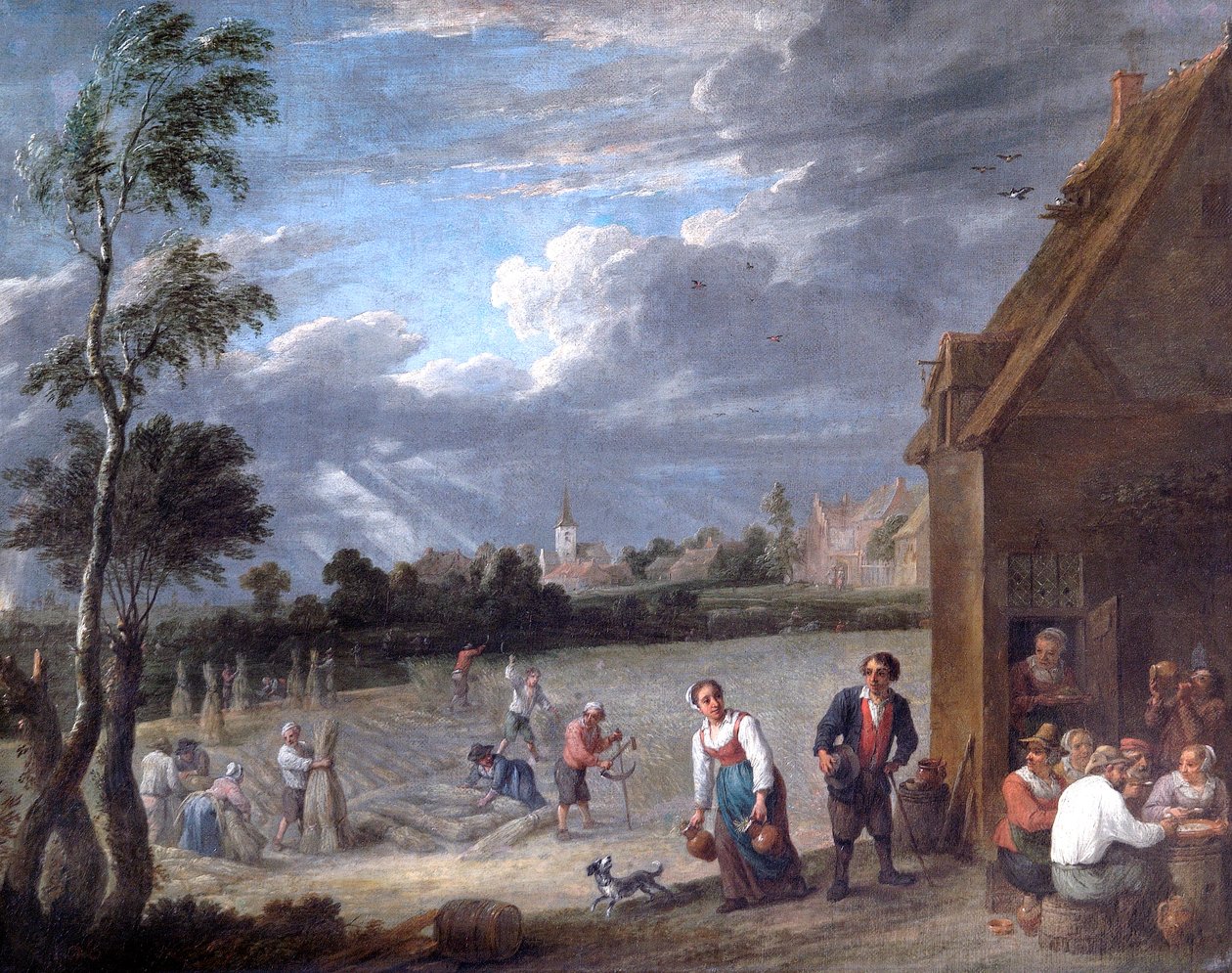 Une scène de moisson, 17e siècle - David Teniers II