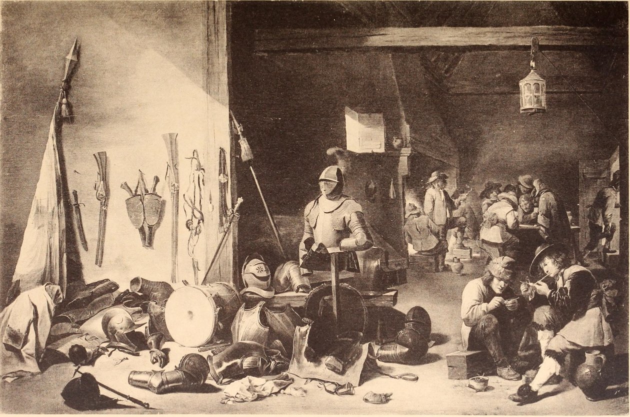 Salle de garde - David Teniers the Younger