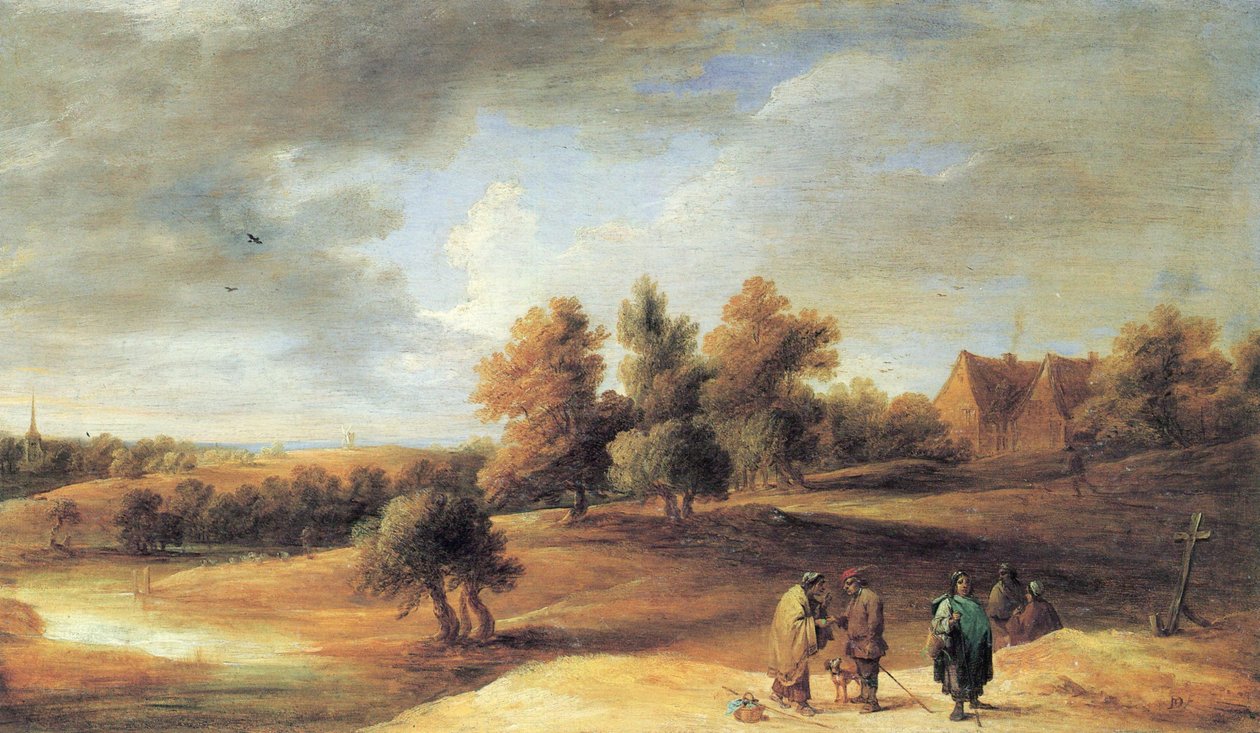 Paysage avec les gitans - David Teniers the Younger