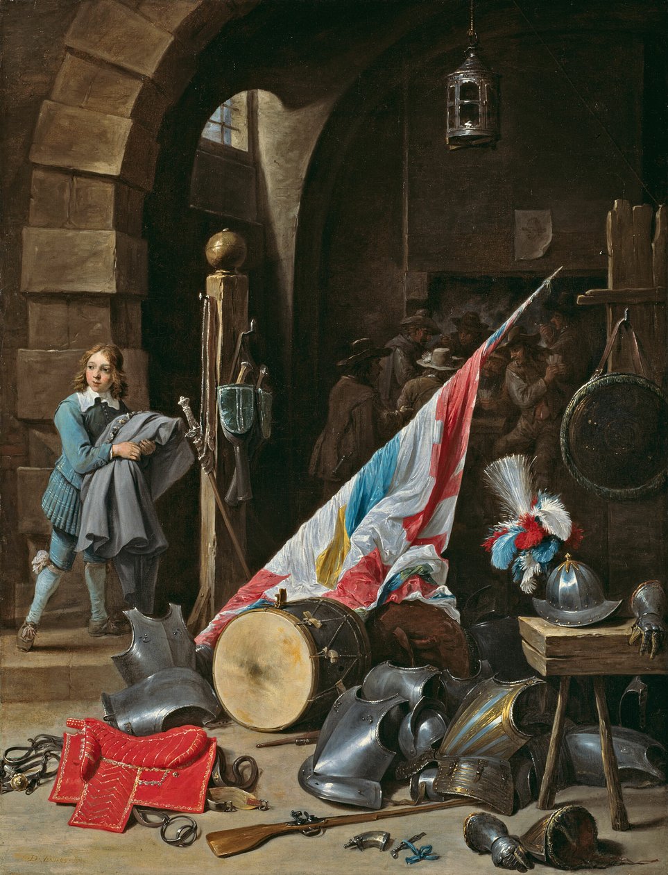 Le poste de garde - David Teniers the Younger