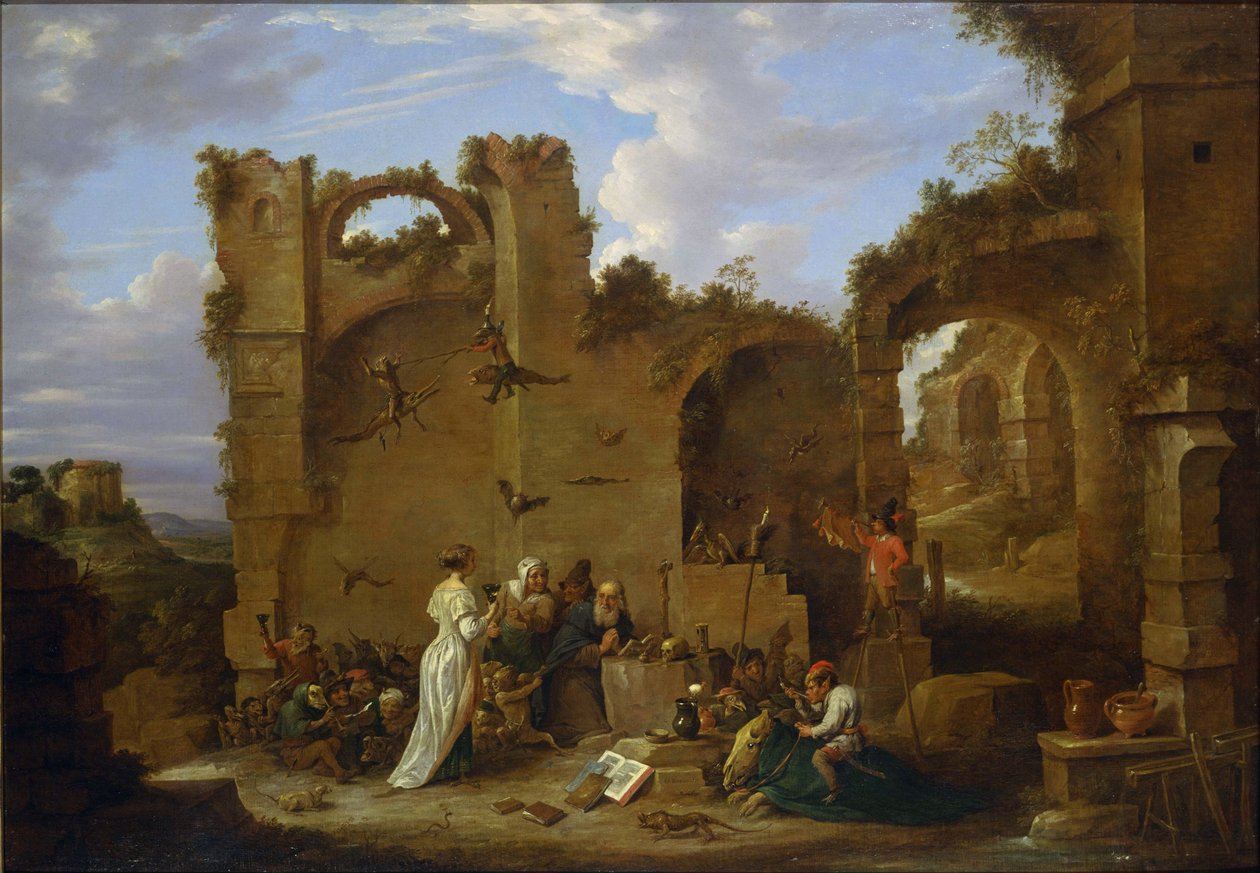 La Tentation de Saint Antoine - David Teniers the Younger