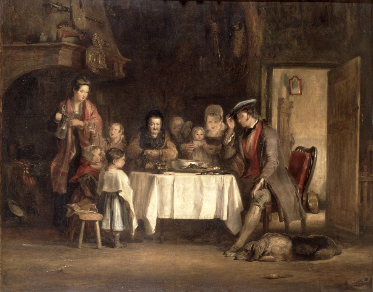 La Grâce Avant le Repas, 1839 - David Wilkie