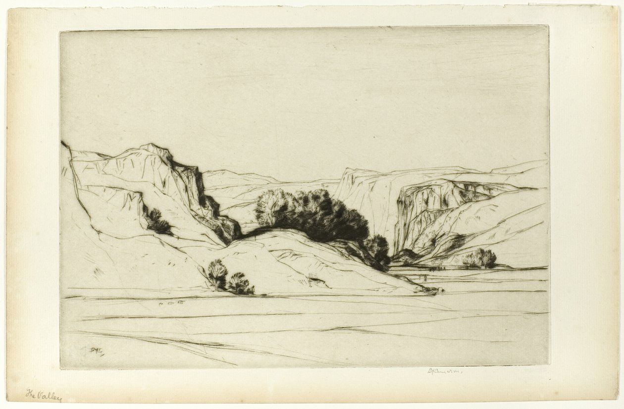 La Vallée (également connue sous le nom de Glencrutten) - David Young Cameron