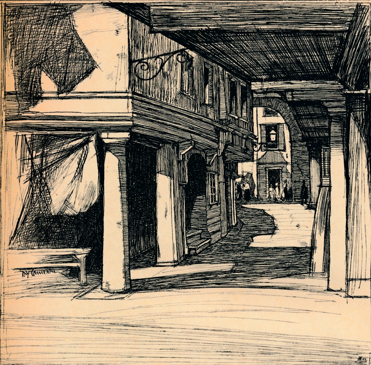 Rue vénitienne, 1900 - David Young Cameron