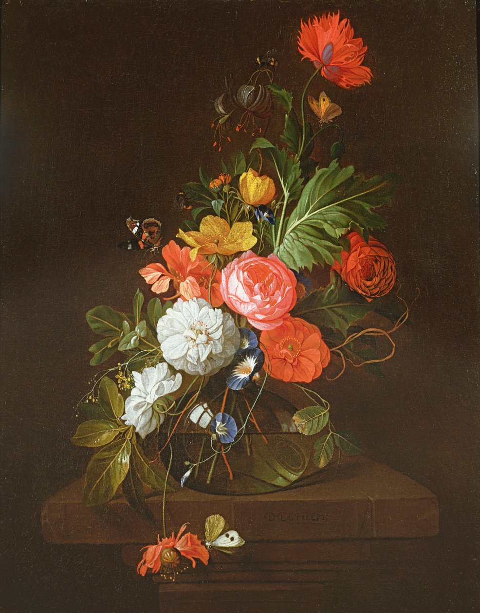 Nature morte de fleurs - David de II Heem