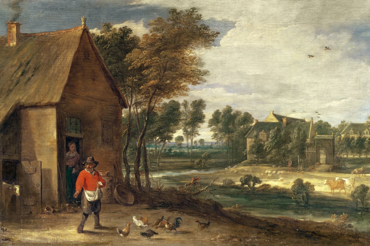 Paysage fluvial - David Teniers the Younger