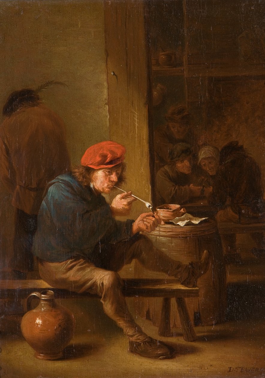 Le fumeur - David Teniers the Younger
