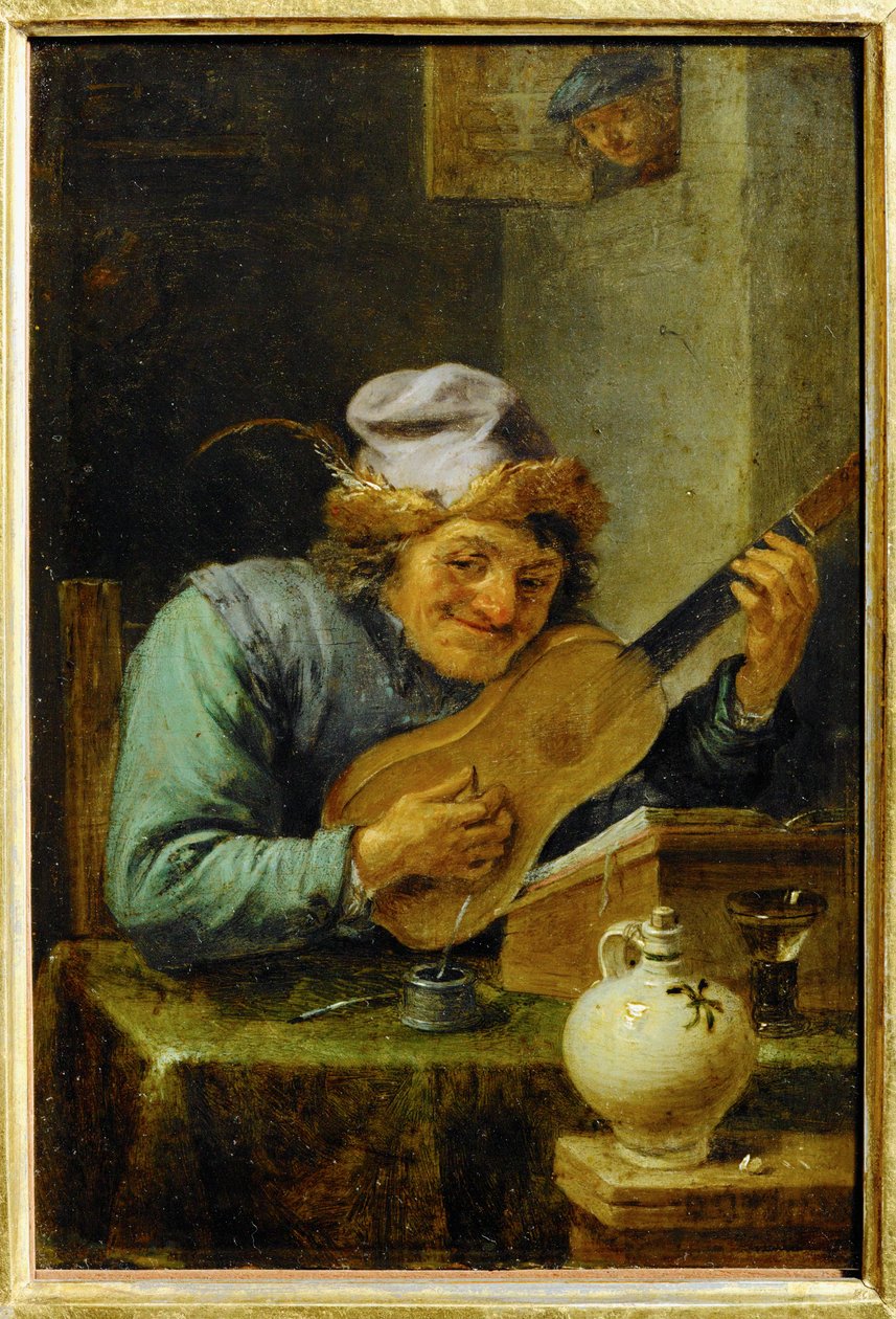 Le guitariste ... - David the Younger Teniers