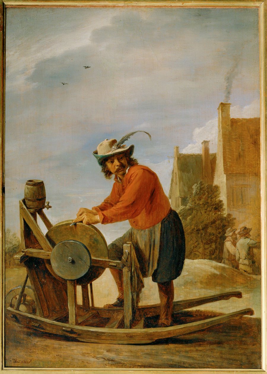 Le broyeur de couteaux ... - David the Younger Teniers