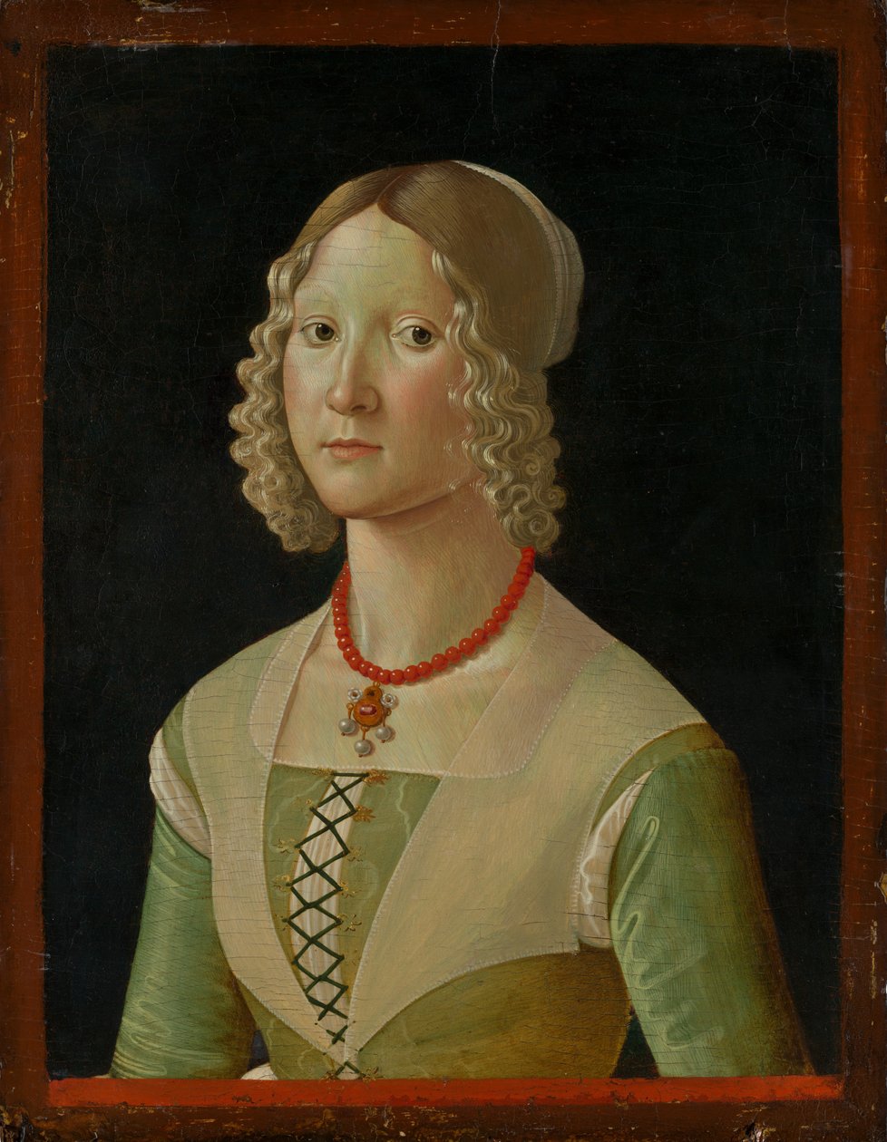 Selvaggia Sassetti née en 1470, vers 1487-88 - Davide Ghirlandaio