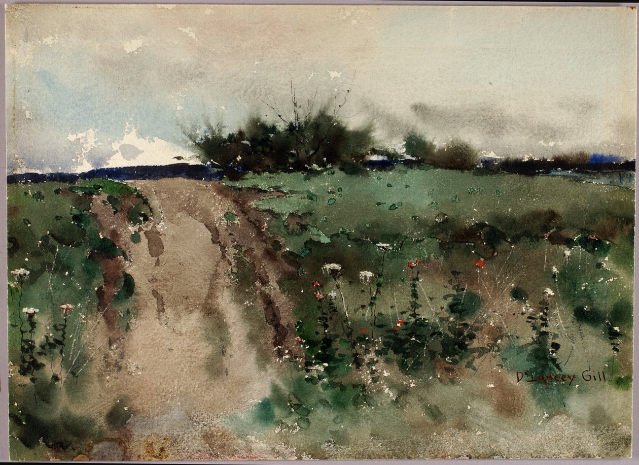 Croquis du paysage - De Lancey Gill