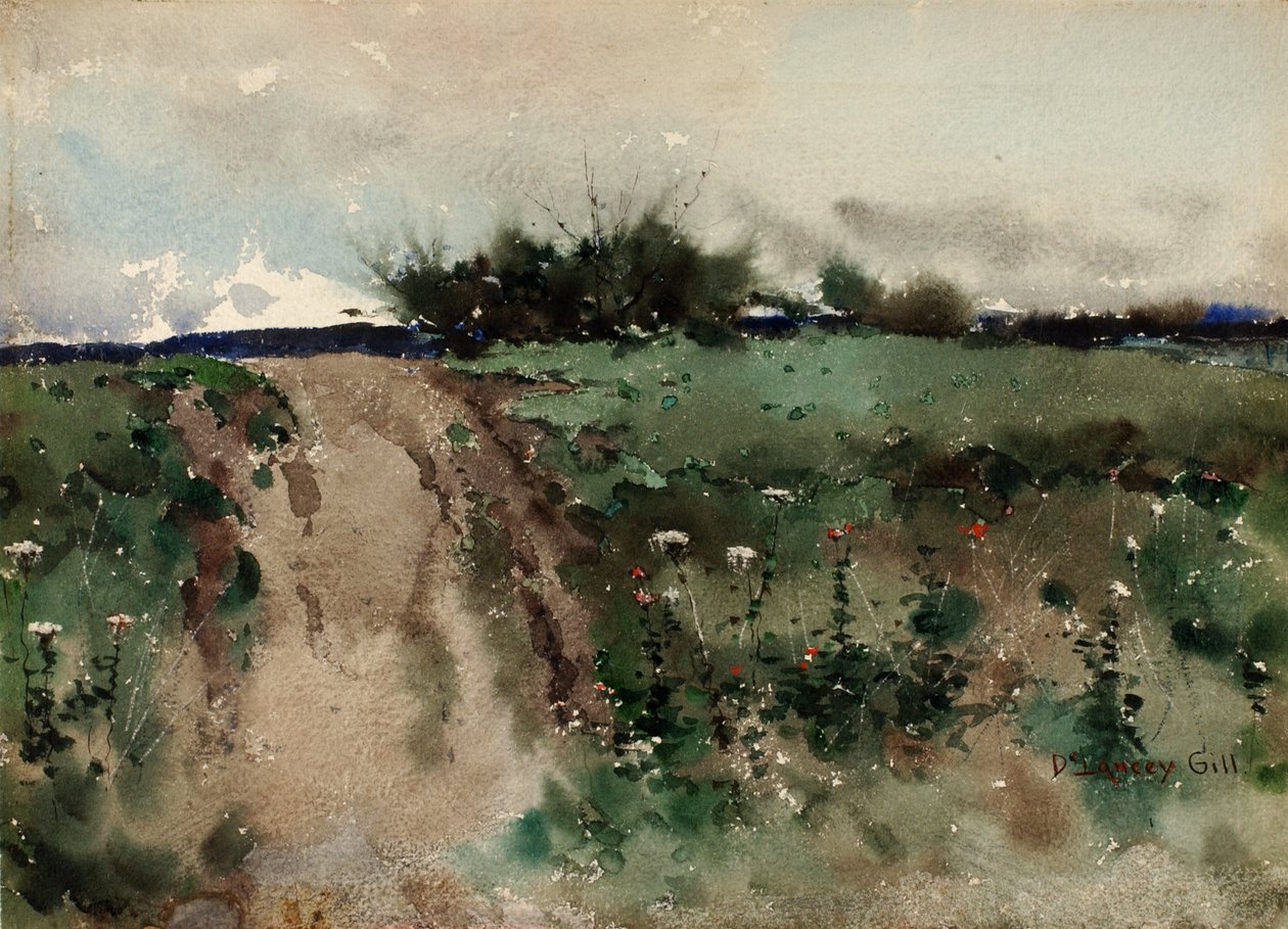 Esquisse de paysage, n.d. - De Lancey Gill