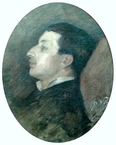 Portrait du peintre Rodolfo Amoedo - Decio Villares