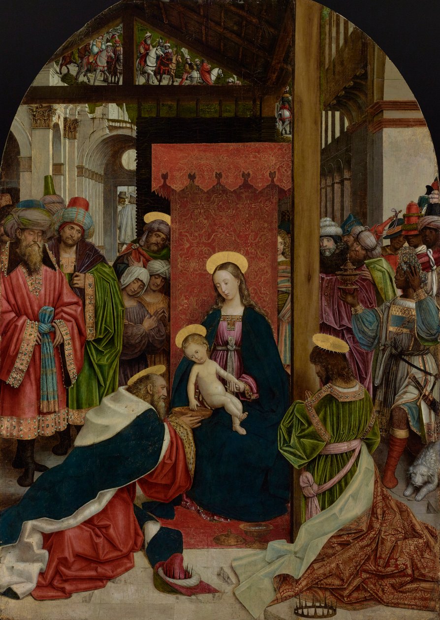 Adoration des mages, vers 1520 - Defendente Ferrari