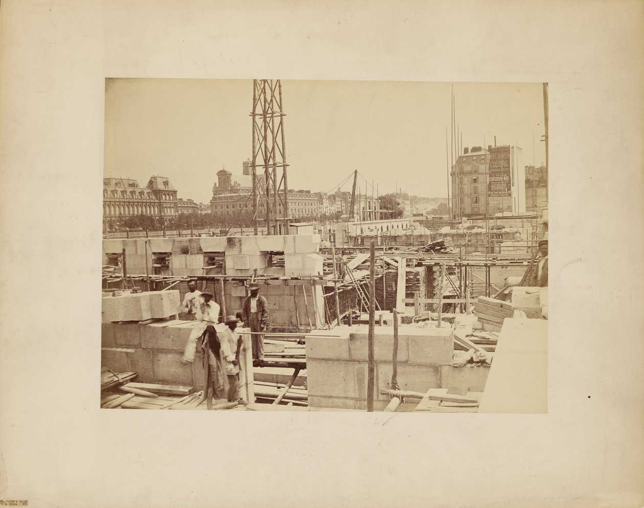 [Chantier de construction à Paris] - Delmaet and Durandelle