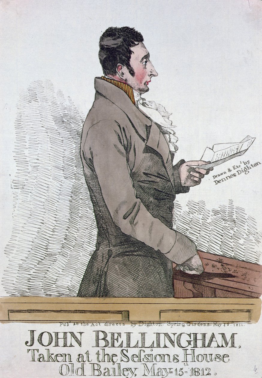 Portrait de John Bellingham (1770-1812) - Denis Dighton
