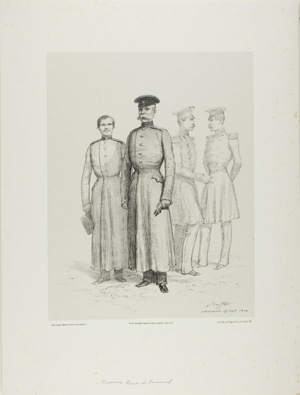 Prisonniers russes de Bomarsud - Denis Auguste Marie Raffet