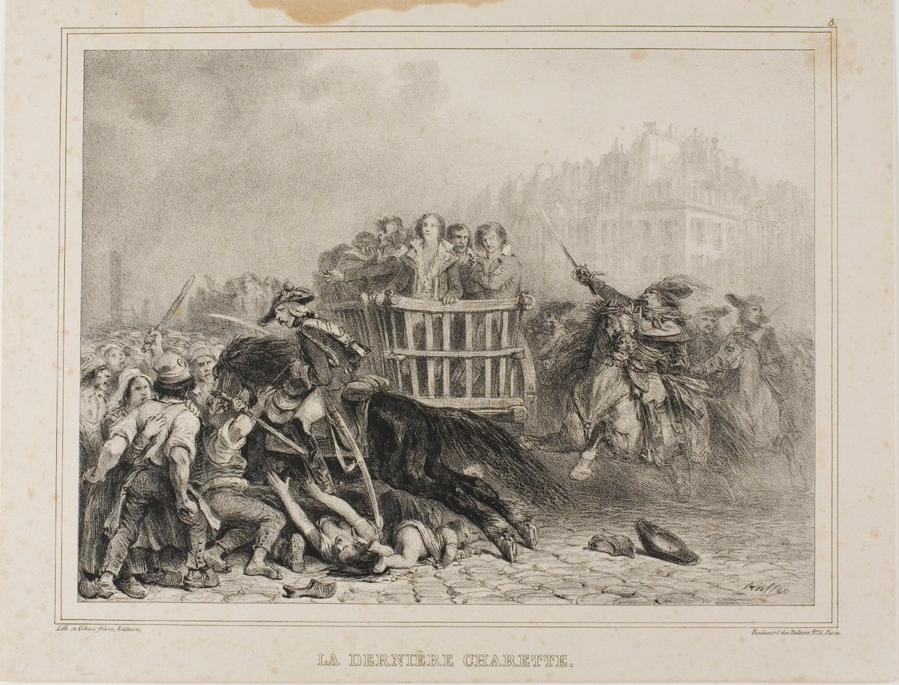 Le dernier chariot - Denis Auguste Marie Raffet