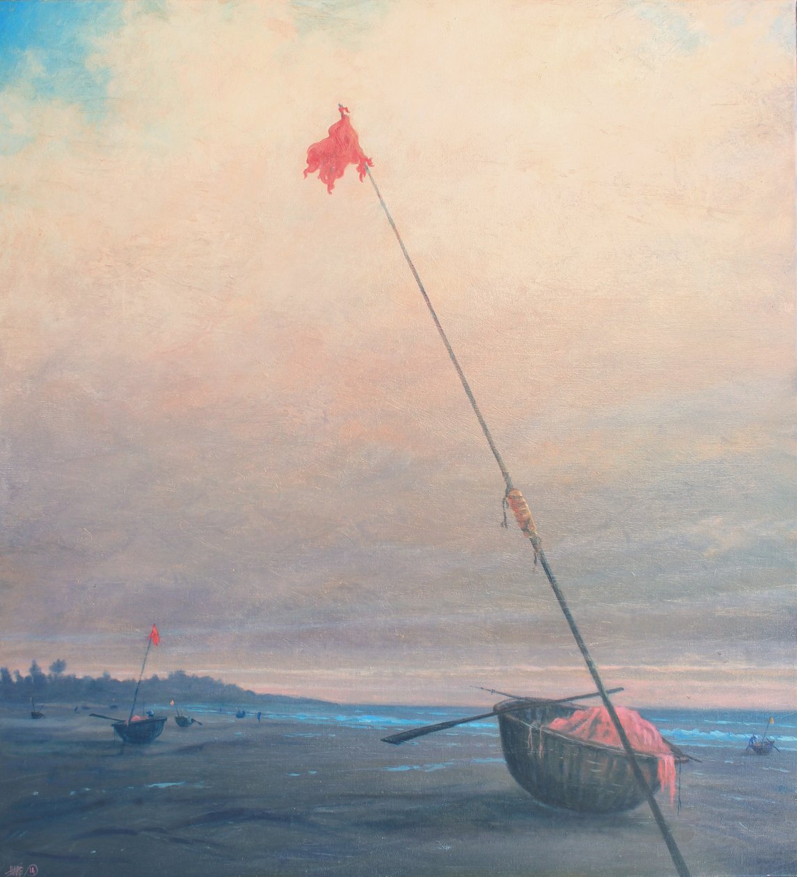 Coracles de pêche vietnamiens - Derek Hare