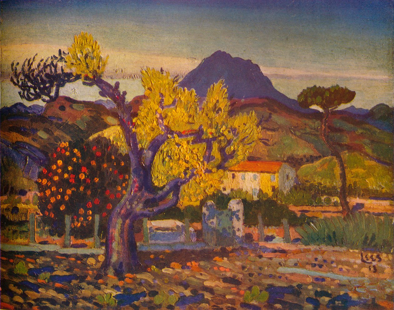 Poiriers en fleurs, 1913 1932 - Derwent Lees