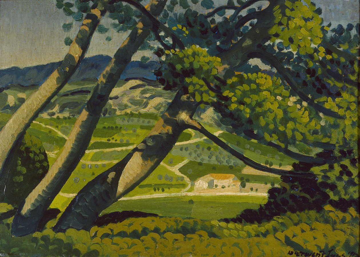 Arbres, Provence, 1912 - Derwent Lees