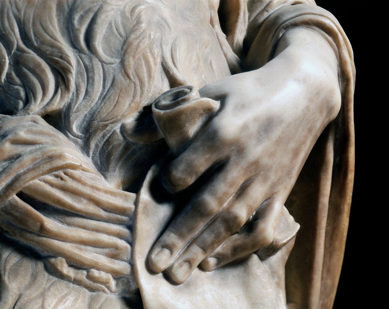 Jeune Saint Jean-Baptiste (détail) - Desiderio da Settignano