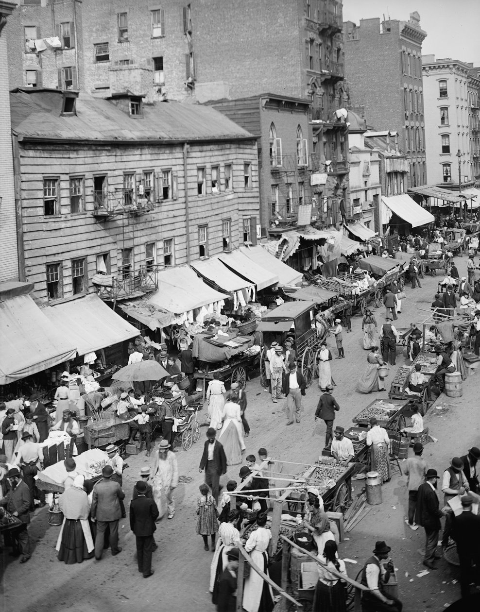 Marché juif sur l