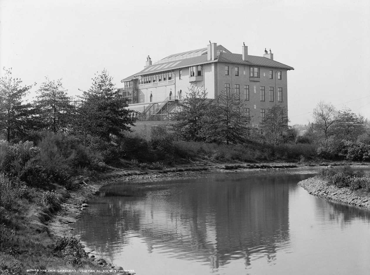 Le palais vénitien de Mme Jack Gardner, Boston, Massachusetts, c.1904 - Detroit Publishing Co.