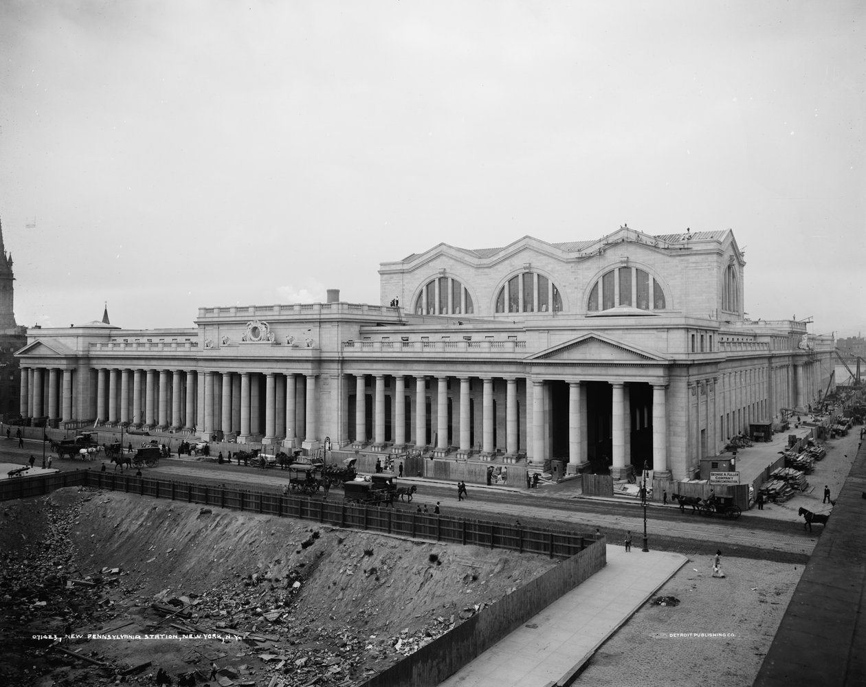 Nouvelle gare de Pennsylvanie, New York, N.Y., vers 1904-20 - Detroit Publishing Co.