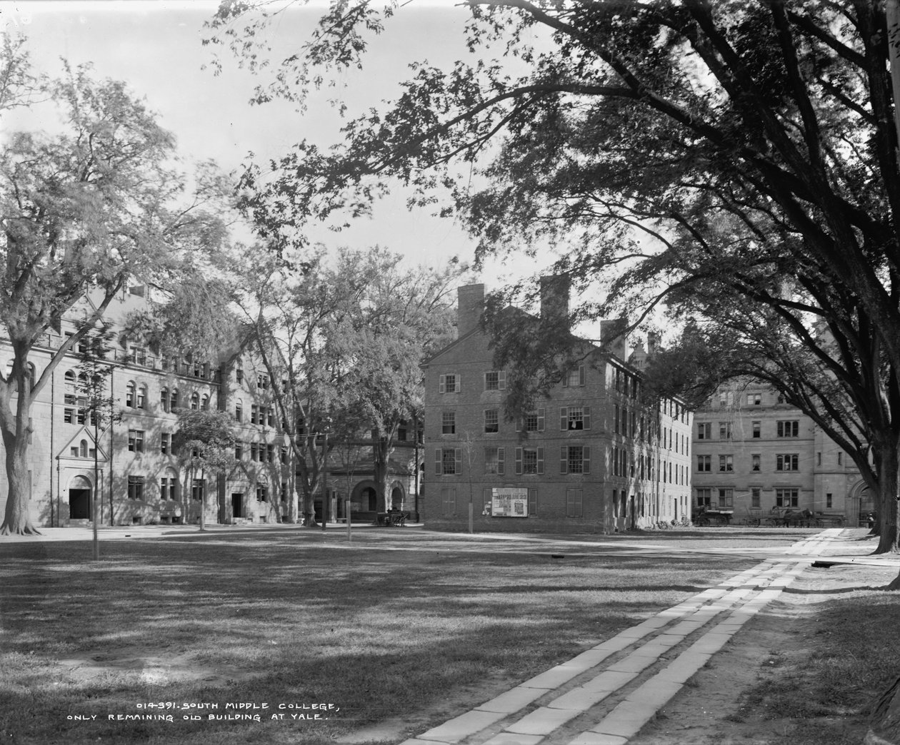South Middle College, seul bâtiment ancien restant à Yale, c.1900-06 - Detroit Publishing Co.
