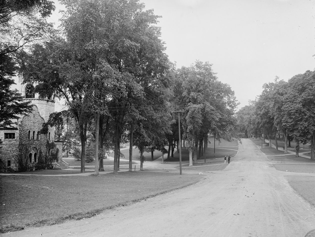 Le campus, Williams College, Williamstown, Massachusetts, vers 1904 - Detroit Publishing Co.
