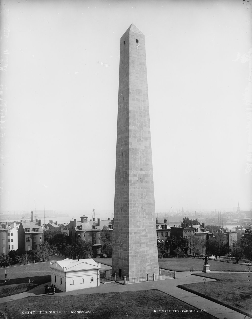 Monument de Bunker Hill, Charlestown, Massachusetts, vers 1890-99 - Detroit Publishing Co.