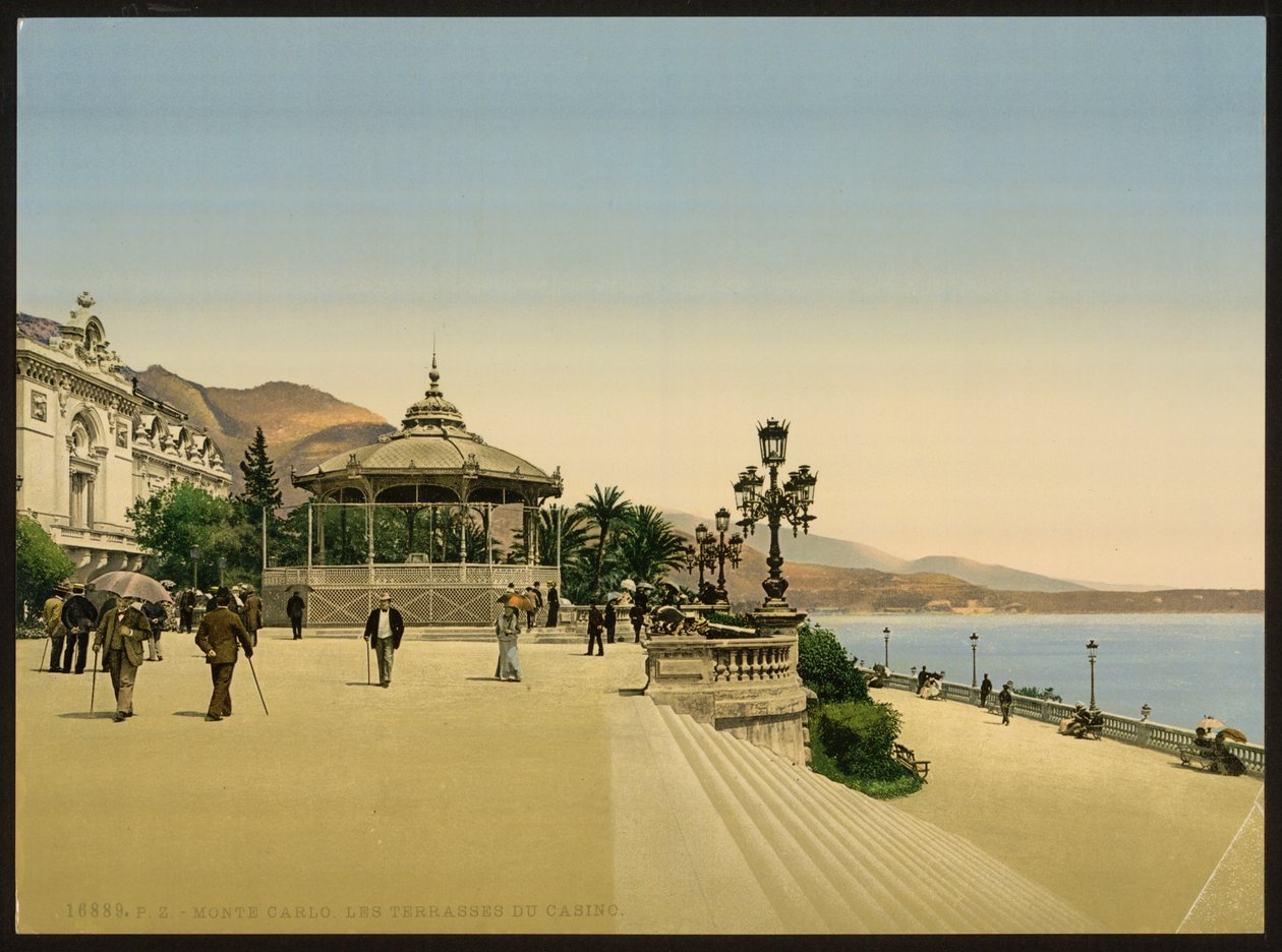 Terrasse du casino, Monte Carlo, Riviera, Monaco - Detroit Publishing Co.