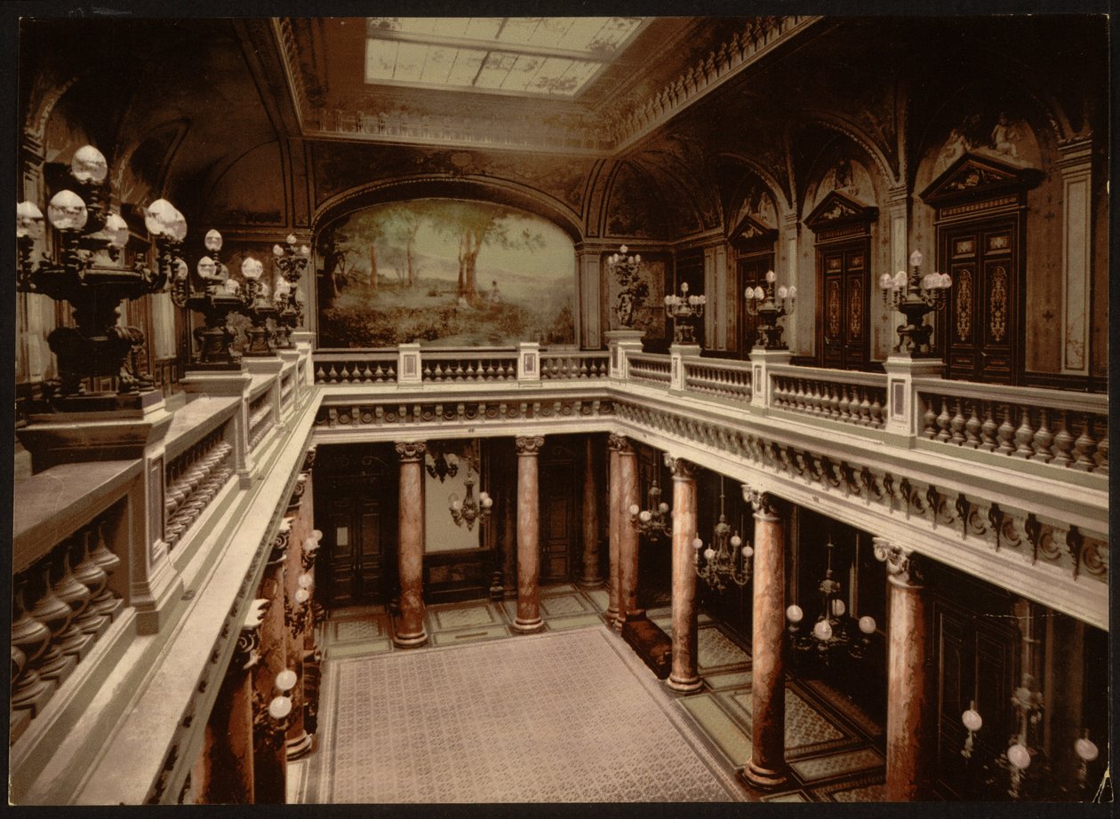 Entrée du casino, Atrium, Monte Carlo, Riviera - Detroit Publishing Co.