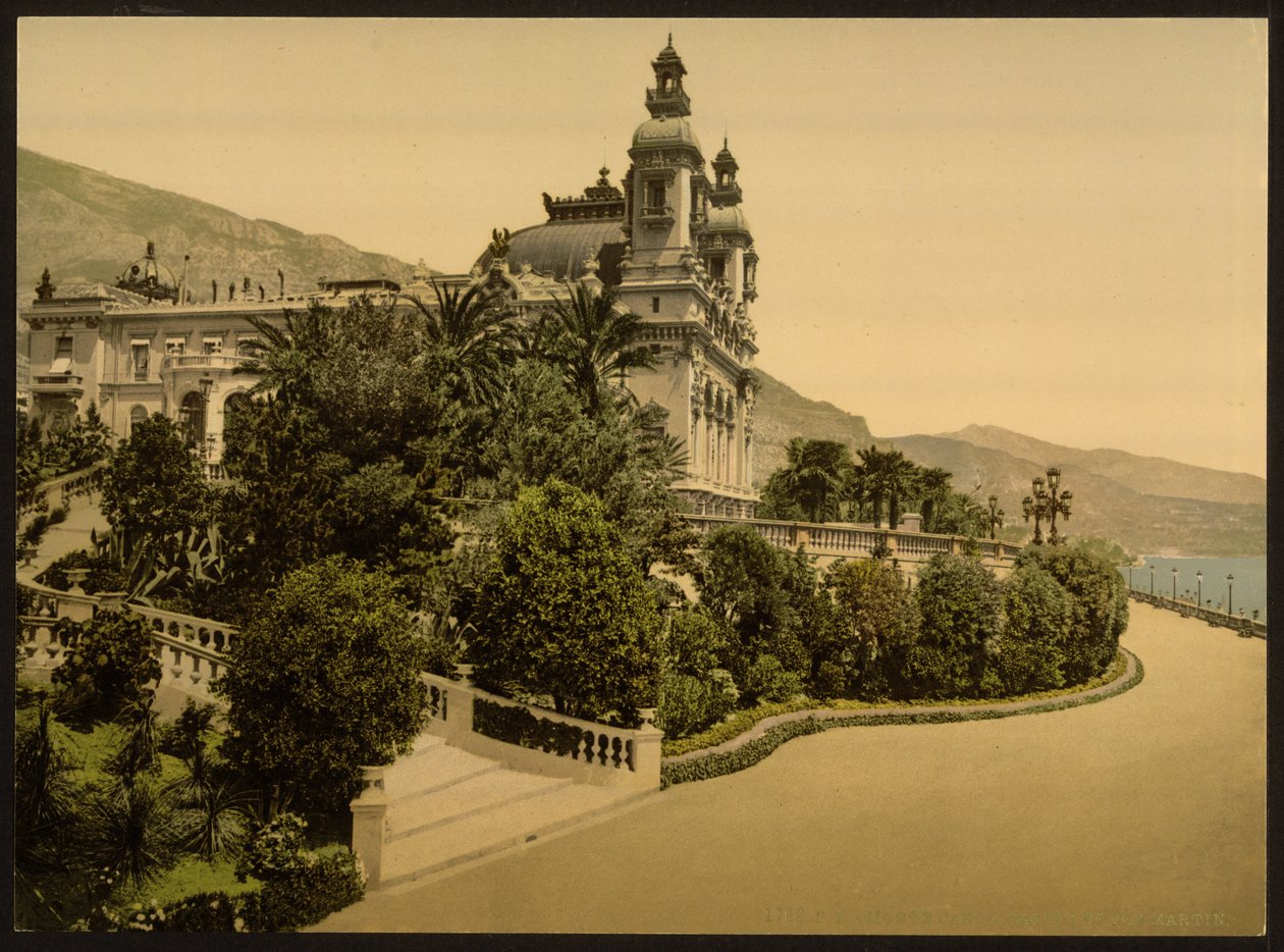 Entrée du casino, Monte Carlo, Riviera, Monaco - Detroit Publishing Co.