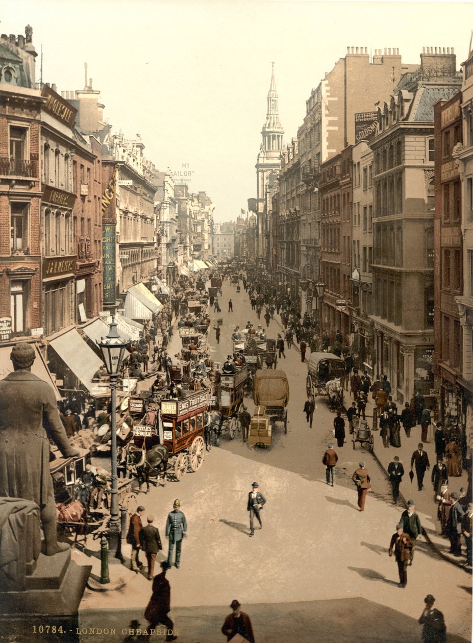 Cheapside, Londres - Detroit Publishing Co.